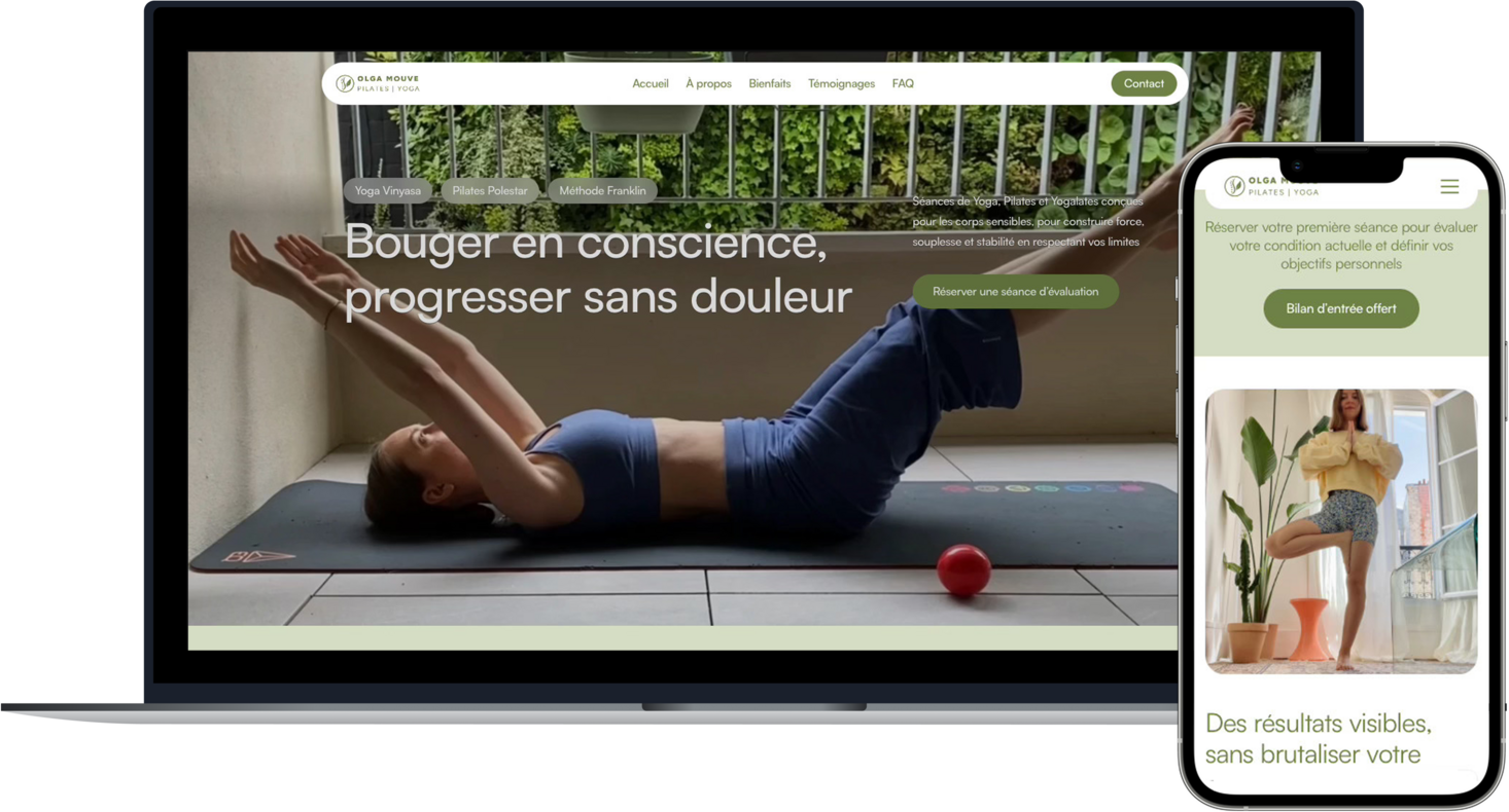 Wellness website: calm, local, conversion-focused